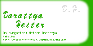 dorottya heiter business card